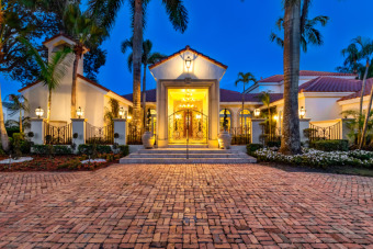 Welcome to Villa Serena! A breathtaking lakeside estate in the on Palm Beach Polo & Country Club in Florida - for sale on GolfHomes.com, golf home, golf lot