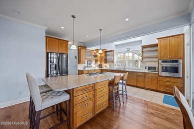 Discover refined coastal living in this exceptional Bosher's on Sound Golf Links at Albemarle Plantation in North Carolina - for sale on GolfHomes.com, golf home, golf lot