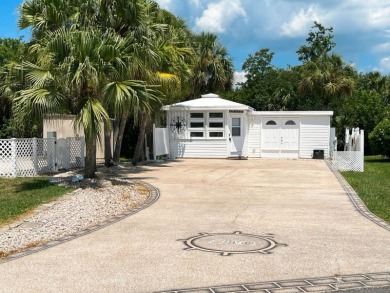 Lot size 40 X 80, decorative painted driveway has ample room for on The Great Outdoors Golf and Country Club in Florida - for sale on GolfHomes.com, golf home, golf lot