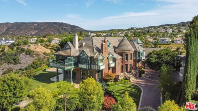 English Tudor Tennis Estate in Tarzana Hills! This stunning on Braemar Country Club in California - for sale on GolfHomes.com, golf home, golf lot