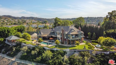 English Tudor Tennis Estate in Tarzana Hills! This stunning on Braemar Country Club in California - for sale on GolfHomes.com, golf home, golf lot