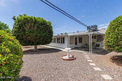 Charming single-level home in the sought-after Sun City is now on Sun City North Golf Course in Arizona - for sale on GolfHomes.com, golf home, golf lot