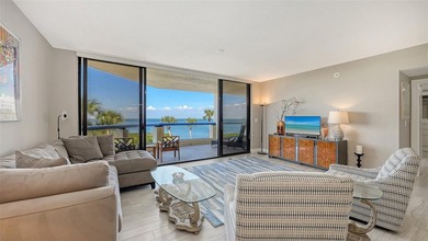 Step into coastal elegance in this fully renovated three-bedroom on Longboat Key Golf Club Resort in Florida - for sale on GolfHomes.com, golf home, golf lot