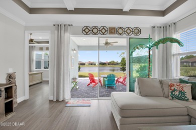 GORGEOUS POND VIEW ALONG WITH DESIGNER FINISHES IN THIS ANTIGUA on LPGA International Golf Course in Florida - for sale on GolfHomes.com, golf home, golf lot
