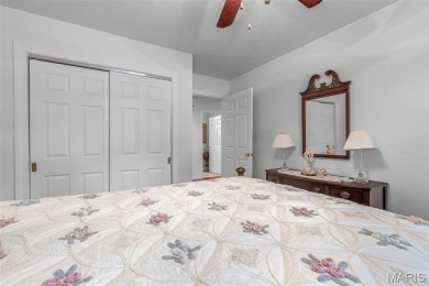 Lakefront living in Terre Du Lac! This brick and stone accented on Terre Du Lac Golf and Country Club in Missouri - for sale on GolfHomes.com, golf home, golf lot