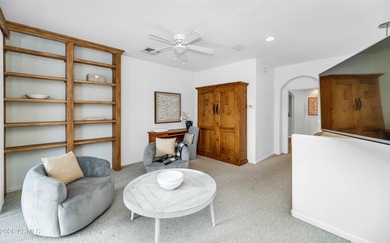 Experience effortless living in this builder's model home on Grayhawk Golf Club  in Arizona - for sale on GolfHomes.com, golf home, golf lot