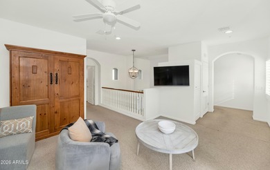 Experience effortless living in this builder's model home on Grayhawk Golf Club  in Arizona - for sale on GolfHomes.com, golf home, golf lot