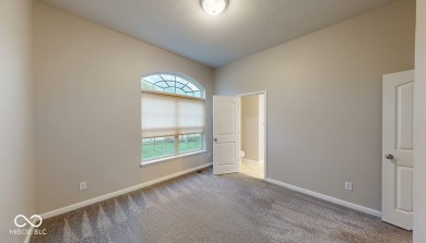 Impeccable brick ranch with a basement in prestigious Hickory on Hickory Stick Golf Club in Indiana - for sale on GolfHomes.com, golf home, golf lot