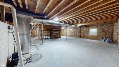 Impeccable brick ranch with a basement in prestigious Hickory on Hickory Stick Golf Club in Indiana - for sale on GolfHomes.com, golf home, golf lot