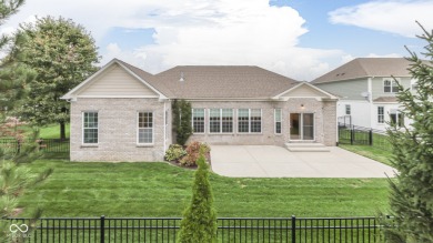 Impeccable brick ranch with a basement in prestigious Hickory on Hickory Stick Golf Club in Indiana - for sale on GolfHomes.com, golf home, golf lot