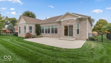 Impeccable brick ranch with a basement in prestigious Hickory on Hickory Stick Golf Club in Indiana - for sale on GolfHomes.com, golf home, golf lot