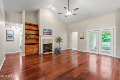 Tucked on a private 1.3-acre lot with no neighbor directly on Jacksonville Beach Golf Course in Florida - for sale on GolfHomes.com, golf home, golf lot