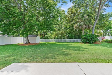 Tucked on a private 1.3-acre lot with no neighbor directly on Jacksonville Beach Golf Course in Florida - for sale on GolfHomes.com, golf home, golf lot