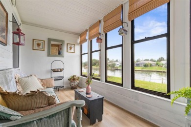 Step into this beautifully detailed 2-bedroom, 2-bath condo on Palm Harbor Golf Club in Florida - for sale on GolfHomes.com, golf home, golf lot