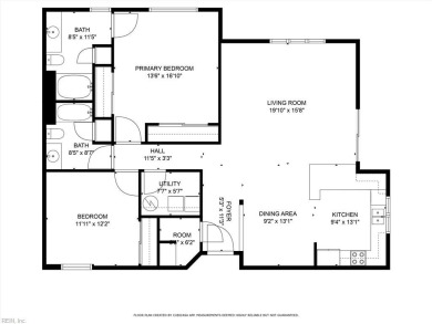 Enjoy low-maintenance living in this spacious 2-bedroom, 2-bath on Cypress Point Country Club in Virginia - for sale on GolfHomes.com, golf home, golf lot