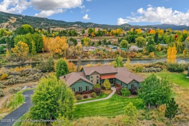 Stunning Ironbridge home on an acre lot along the Roaring Fork on Ironbridge Golf Club in Colorado - for sale on GolfHomes.com, golf home, golf lot