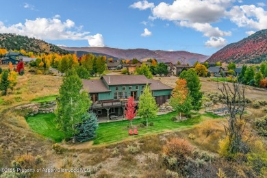 Stunning Ironbridge home on an acre lot along the Roaring Fork on Ironbridge Golf Club in Colorado - for sale on GolfHomes.com, golf home, golf lot