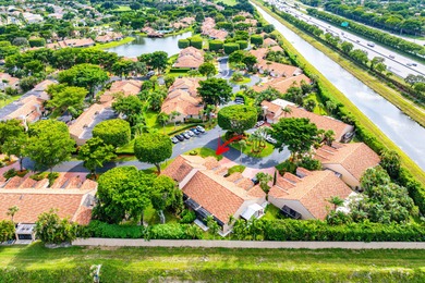 Entry is secured, visitors must provide the address 22627 on Boca Pointe Country Club in Florida - for sale on GolfHomes.com, golf home, golf lot