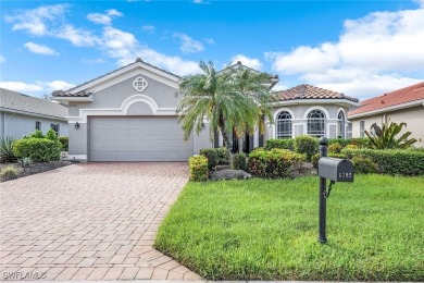 Step into this impeccably maintained Toll Brothers Saranac Floor on Estero Country Club in Florida - for sale on GolfHomes.com, golf home, golf lot