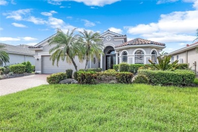 Step into this impeccably maintained Toll Brothers Saranac Floor on Estero Country Club in Florida - for sale on GolfHomes.com, golf home, golf lot