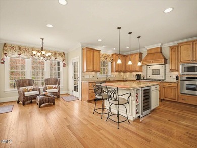 Welcome to an extraordinary custom home in The Preserve at on The Preserve At Jordan Lake Golf Club in North Carolina - for sale on GolfHomes.com, golf home, golf lot