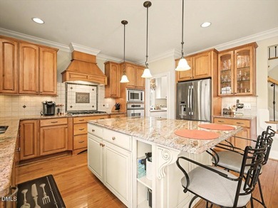 Welcome to an extraordinary custom home in The Preserve at on The Preserve At Jordan Lake Golf Club in North Carolina - for sale on GolfHomes.com, golf home, golf lot