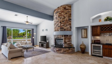 Exceptional custom home in the exclusive, gated golf course on Palm Valley Golf Club  in Arizona - for sale on GolfHomes.com, golf home, golf lot