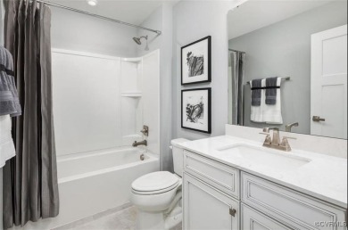 Get to know The Two-Story Savannah to be built on a wooded lot on Highlands Golfers Club in Virginia - for sale on GolfHomes.com, golf home, golf lot