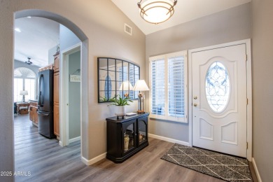Discover your dream home in this beautifully remodeled residence on Tuscany Falls At Pebble Creek in Arizona - for sale on GolfHomes.com, golf home, golf lot