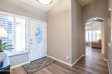 Discover your dream home in this beautifully remodeled residence on Tuscany Falls At Pebble Creek in Arizona - for sale on GolfHomes.com, golf home, golf lot