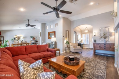 Discover your dream home in this beautifully remodeled residence on Tuscany Falls At Pebble Creek in Arizona - for sale on GolfHomes.com, golf home, golf lot