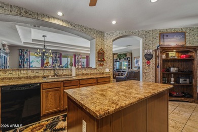 Welcome to this darling and lovingly maintained 2 bedroom, 2 on Tuscany Falls At Pebble Creek in Arizona - for sale on GolfHomes.com, golf home, golf lot