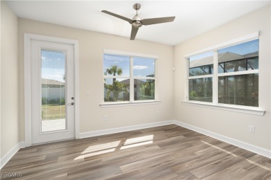 Exciting update: A 10x30 foot full length bronze color aluminum on Babcock National Golf Course in Florida - for sale on GolfHomes.com, golf home, golf lot