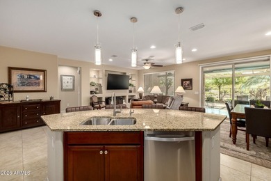 SPECTACULAR ARIZONA WASH VIEWS! This delightful Hideaway w/ on Poston Butte Golf Club in Arizona - for sale on GolfHomes.com, golf home, golf lot