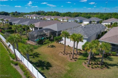Exciting update: A 10x30 foot full length bronze color aluminum on Babcock National Golf Course in Florida - for sale on GolfHomes.com, golf home, golf lot