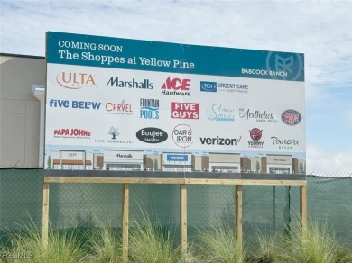 Exciting update: A 10x30 foot full length bronze color aluminum on Babcock National Golf Course in Florida - for sale on GolfHomes.com, golf home, golf lot