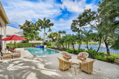 This iconically designed one-story home offers 3,415 square feet on Polo Club of Boca Raton in Florida - for sale on GolfHomes.com, golf home, golf lot