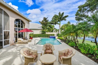 This iconically designed one-story home offers 3,415 square feet on Polo Club of Boca Raton in Florida - for sale on GolfHomes.com, golf home, golf lot