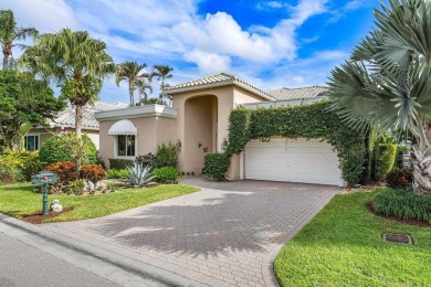 This iconically designed one-story home offers 3,415 square feet on Polo Club of Boca Raton in Florida - for sale on GolfHomes.com, golf home, golf lot