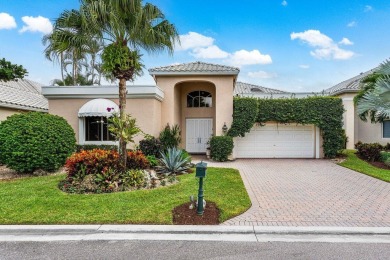 This iconically designed one-story home offers 3,415 square feet on Polo Club of Boca Raton in Florida - for sale on GolfHomes.com, golf home, golf lot