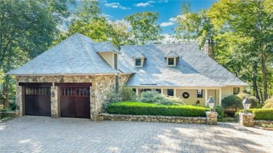 LONG RANGE WATER and BIG MOUNTAIN VIEWS framed by two spring-fed on The Reserve At Lake Keowee in South Carolina - for sale on GolfHomes.com, golf home, golf lot