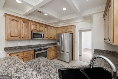 This beautiful, custom built Ranch is located in the Lake Dow on Canongate At Georgia National Golf Club in Georgia - for sale on GolfHomes.com, golf home, golf lot