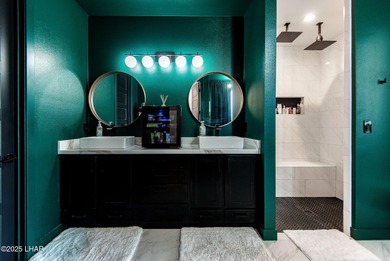 Presenting 6393 S Via De Oro, Fort Mohave, Arizona, a custom on Los Lagos Golf Club in Arizona - for sale on GolfHomes.com, golf home, golf lot