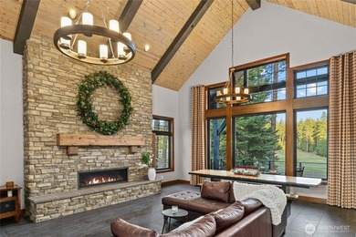 Perfectly positioned on the third green of Rope Rider, at the on Suncadia Resort in Washington - for sale on GolfHomes.com, golf home, golf lot