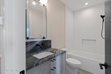 Stunning 3-story oceanview townhome, just one block from the on Jacksonville Beach Golf Course in Florida - for sale on GolfHomes.com, golf home, golf lot