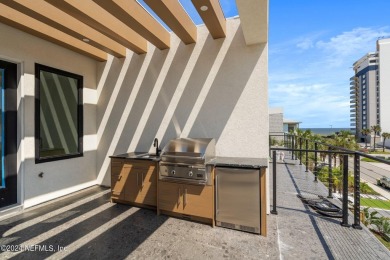 Stunning 3-story oceanview townhome, just one block from the on Jacksonville Beach Golf Course in Florida - for sale on GolfHomes.com, golf home, golf lot