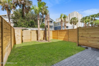 Stunning 3-story oceanview townhome, just one block from the on Jacksonville Beach Golf Course in Florida - for sale on GolfHomes.com, golf home, golf lot