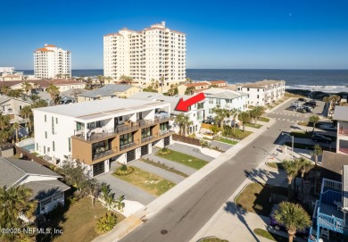 Stunning 3-story oceanview townhome, just one block from the on Jacksonville Beach Golf Course in Florida - for sale on GolfHomes.com, golf home, golf lot