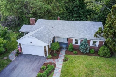 Overlooking the Agawam Hunt Golf course on a dead end street on Agawam Hunt in Rhode Island - for sale on GolfHomes.com, golf home, golf lot