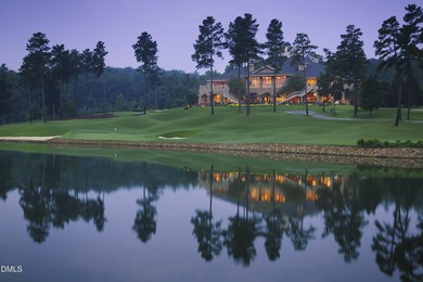 Custom modern French Country estate located on the 24th fairway on Governors Club in North Carolina - for sale on GolfHomes.com, golf home, golf lot